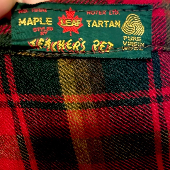 Vintage Plaid Skirt - Picture 3 of 3